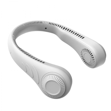 Neck fan with rechargeable portability
