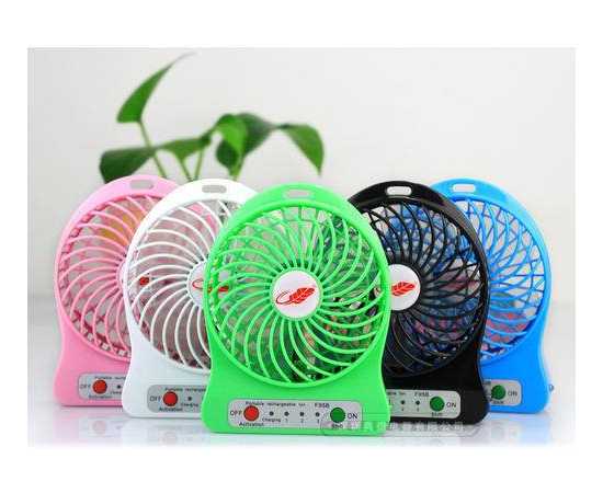 Mini Portable Fan Usb Air Speed Led Lighting Function Fan